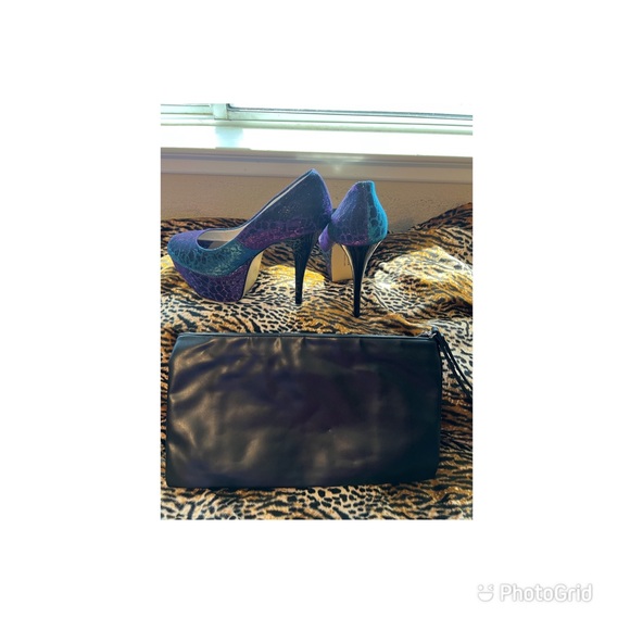 Brand New Chinese Laundry Heels/Clutch Set - Picture 4 of 4